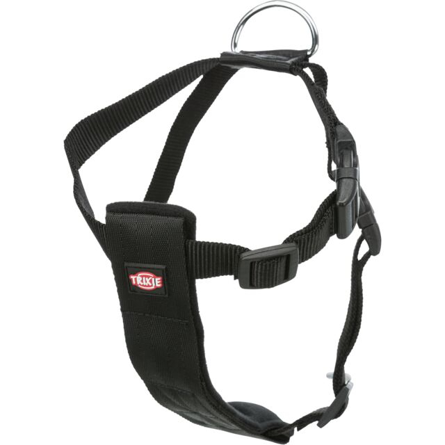 Ham Si Centura Auto Pentru Caini, L: 70-90 cm/25 mm, Negru, 1292	 [4]