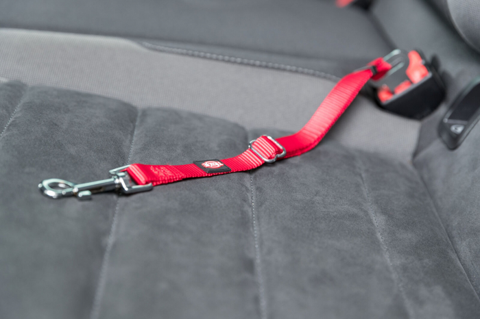 Ham Si Centura Auto Pentru Pisici, 20-50 cm/15 mm, Rosu, 1294	 [5]