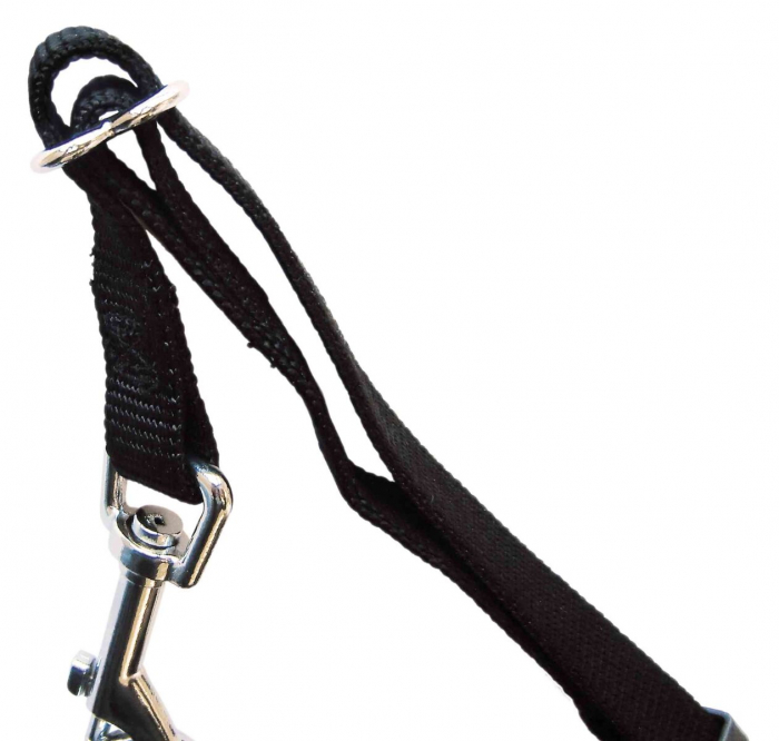 Ham Si Centura Auto Pentru Caini, S: 30-60 cm/20 mm, Negru, 1290	 [3]