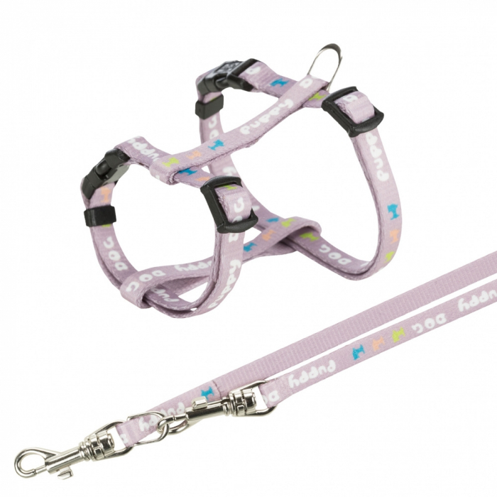 Ham Si Lesa, Pentru Caini Juniori, S-M: 23-34 cm/8 mm, 2.00 m, Lila Deschis, 15344	 [2]