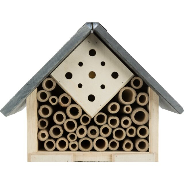 Hotel Din Lemn Pentru Insecte, 18x29x10 cm, 59507 [2]