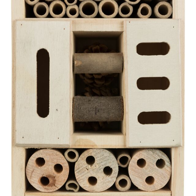 Hotel Din Lemn Pentru Insecte, 18x29x10 cm, 59507 [3]