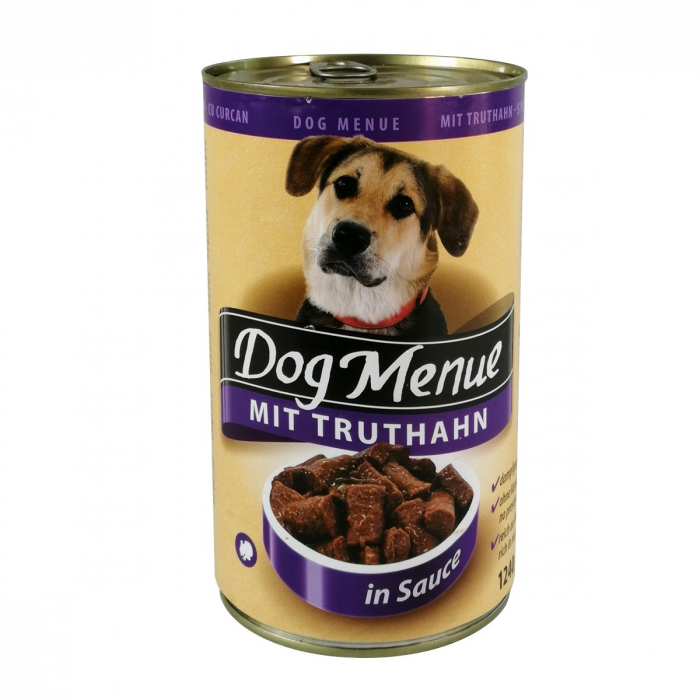 Hrana Umeda Pentru Caini, Dog Menu Adult, Curcan, 1240 g [2]