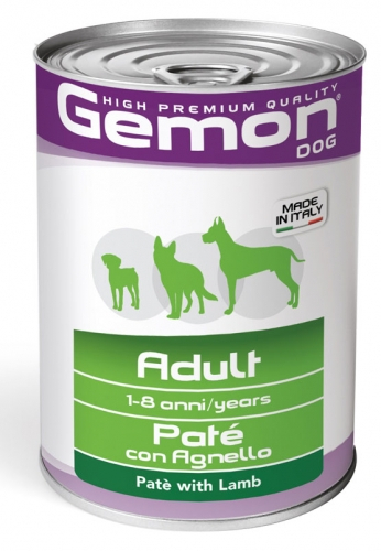 Hrana Umeda Pentru Caini, Gemon Adult, Pate Cu Miel, 400 g [2]