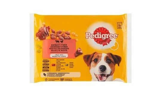 Hrana Umeda Pentru Caini, Pedigree Adult, Vita/Ficat/Pasare, 4x100 g [2]
