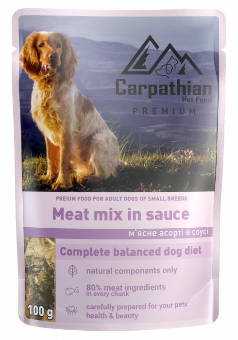 Hrana Umeda Pentru Caini, Premium Adult, Mix Carne In Sos, 100 g [2]