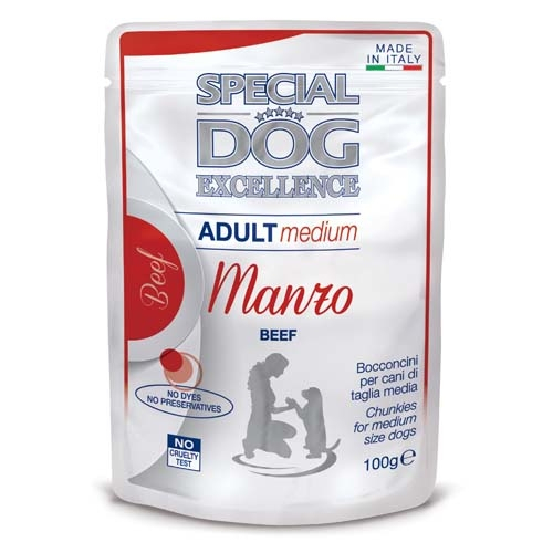 Hrana Umeda Pentru Caini, Special Dog Excellence, Adult Medium, Vita, 100 g [2]