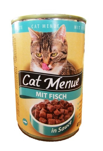 Hrana Umeda Pentru Pisici, Cat Menu Adult, Cu Peste, 415 g	 [2]