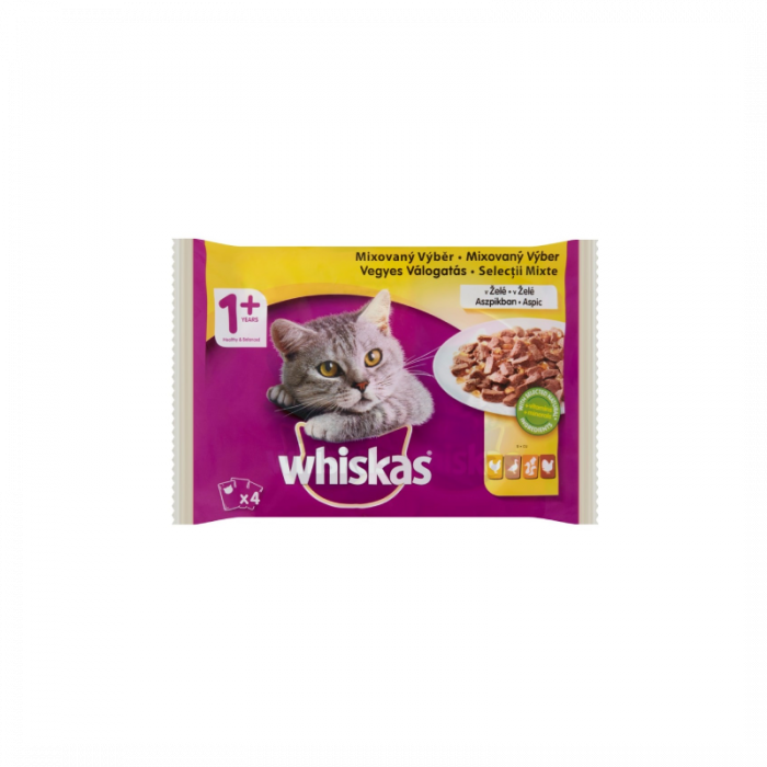 Hrana Umeda Pentru Pisici, Whiskas Adult, Selectii De Pasare In Sos, 4x85 g [2]