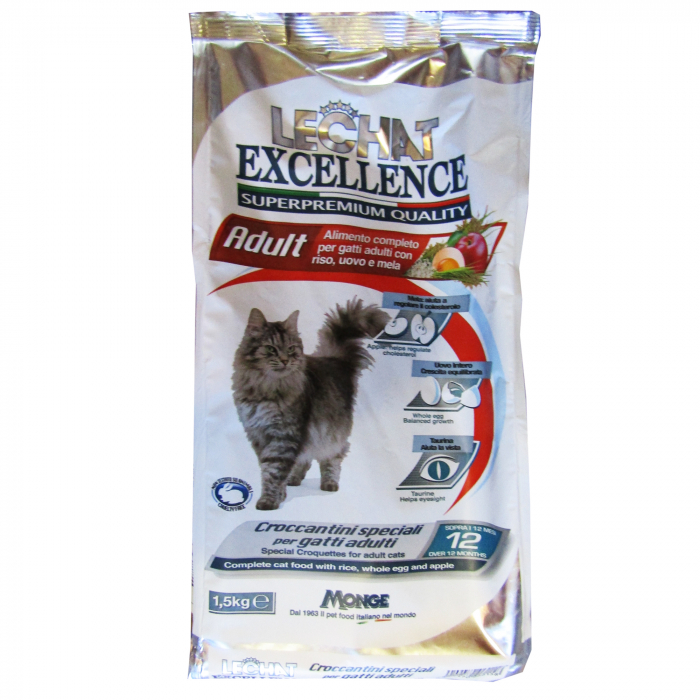 Hrana Uscata Pentru Pisici, Lechat Excellence Adult, 1.5 kg [2]