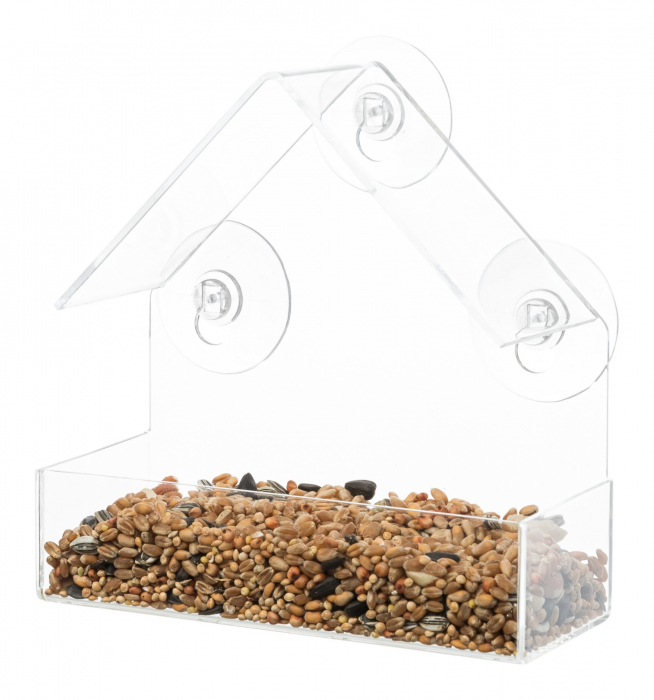 Hranitor Exterior, Atasare Pe Geam, 225 ml/15x15x6 cm, Transparent, 55610 [2]