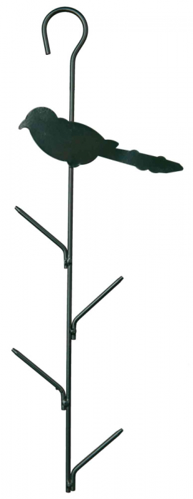 Hranitor Exterior Pentru Bile De Grasime, Metal, 9x40 cm, Verde, 55620	 [2]