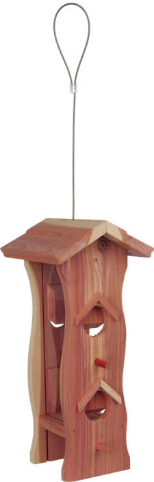 Hranitor Exterior, Suspendat, Lemn, 600 ml/12x29x14 cm, 55841	 [2]