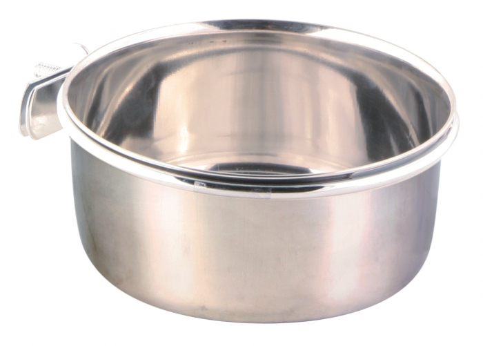 Hranitor Inox Pentru Pasari, Atasare Cu Surub, 600 ml/12 cm, 5498 [2]