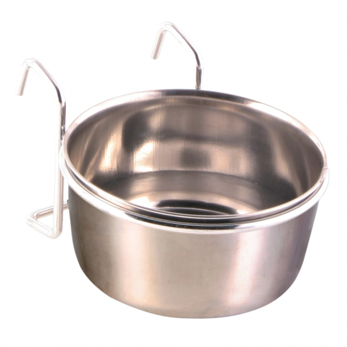 Hranitor Inox Pentru Pasari, Cu Suport De Agatat, 300 ml/9 cm, 5494 [2]