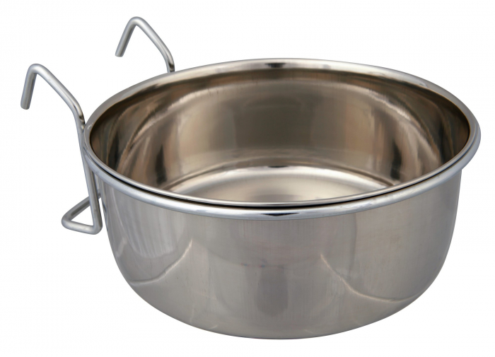 Hranitor Inox Pentru Pasari, Cu Suport De Agatat, 900 ml/14 cm, 5496 [2]