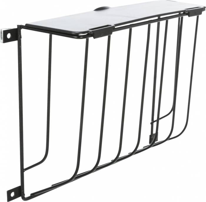 Hranitor Metalic Pentru Rozatoare, Cu Capac, 22x16x6 cm, Negru, 60895 [1]