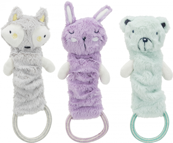 Jucarie Pentru Caini, Junior, Animalut, Plus, Fosnitoare, 33 cm, Diverse Culori, 36179 [1]