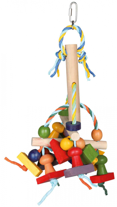 Jucarie Pentru Pasari, Lemn, 31 cm, 58963	 [1]