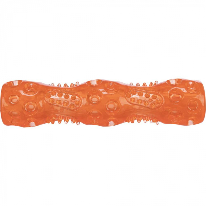Jucarie Pentru Caini, Baston, TPR, Cu Sunet, 18 cm, Portocaliu, 33653 [2]