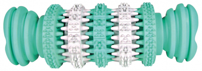 Jucarie Pentru Caini, Denta Fun, Os, Aroma Menta, Cauciuc,15 cm 32944 [2]