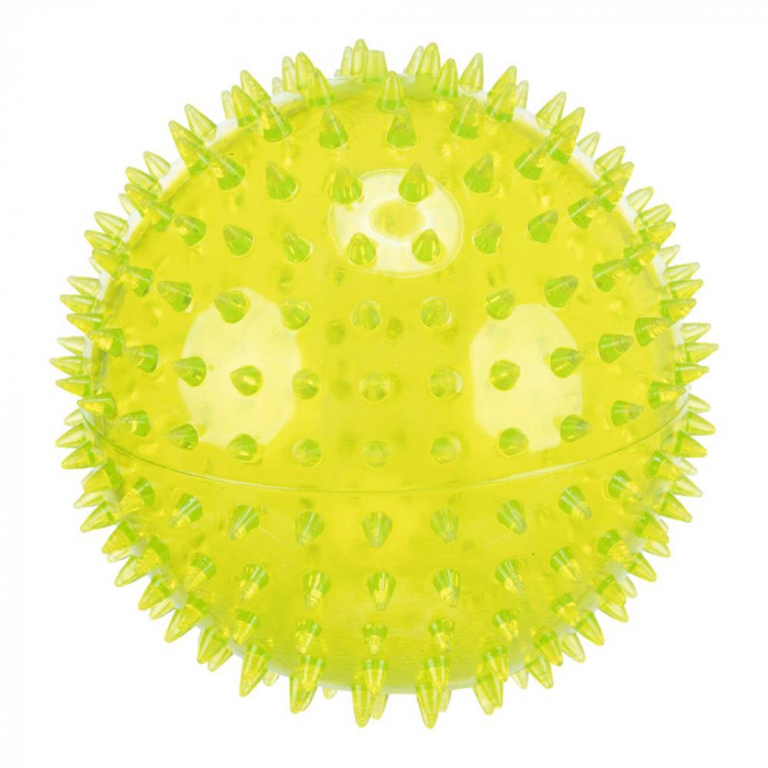 Jucarie Pentru Caini, Minge Arici, Plutitoare,12 cm, Lime, 33652 [2]