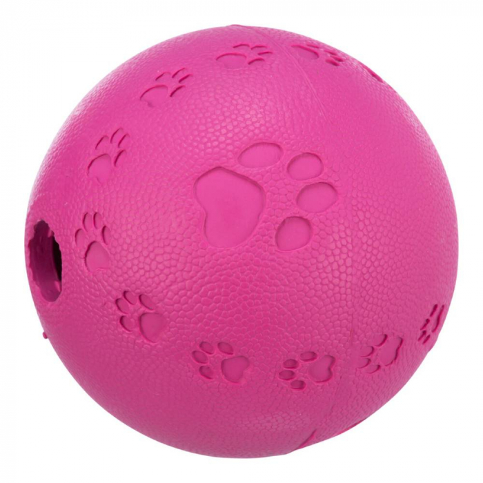 Jucarie Pentru Caini, Minge Eliberare Recompense, Cauciuc, 11 cm, Roz, 34943	 [2]