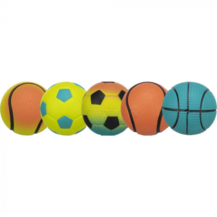 Jucarie Pentru Caini, Minge Neon, Cauciuc Spumant, 4.5 cm, 34603 [1]