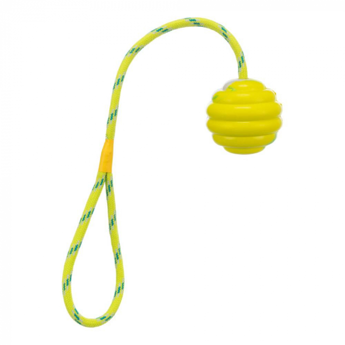 Jucarie Pentru Caini, Minge Ondulata Pe Sfoara, 6/30 cm, 33724 [2]
