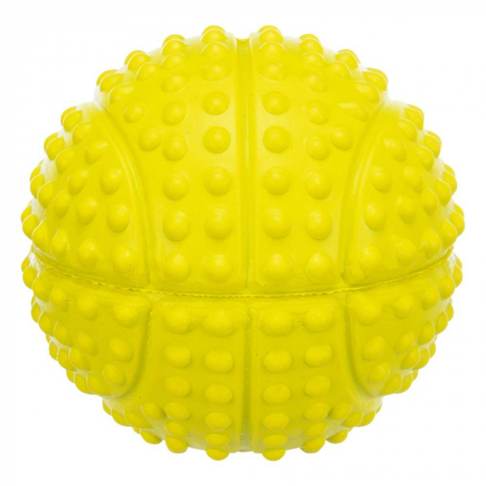 Jucarie Pentru Caini, Minge Sport, Cauciuc, Cu Sunet, 5.5 cm, Lime,  34843 [2]