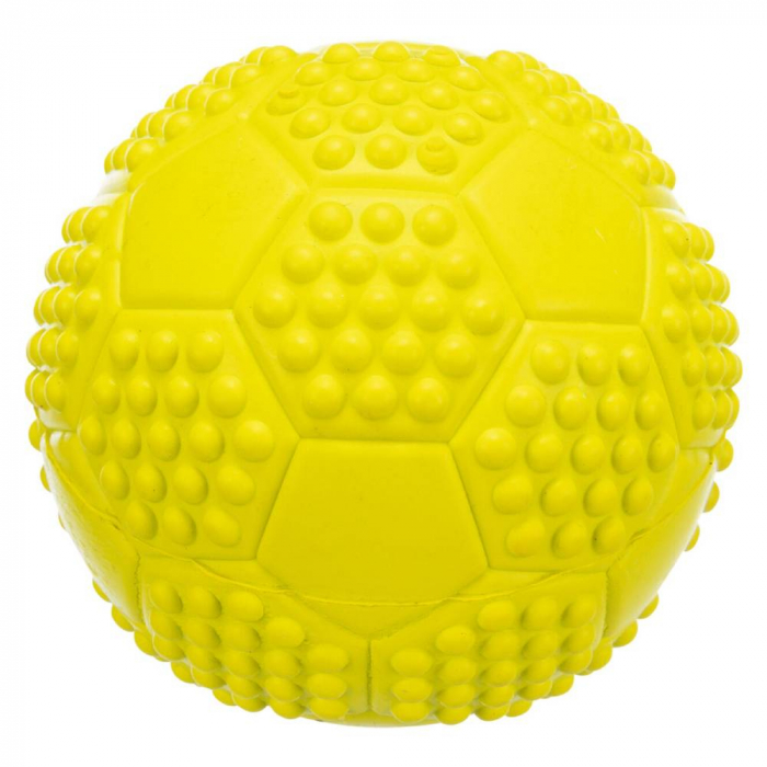 Jucarie Pentru Caini, Minge Sport, Cauciuc, Cu Sunet, 7 cm, Lime, 34845 [2]