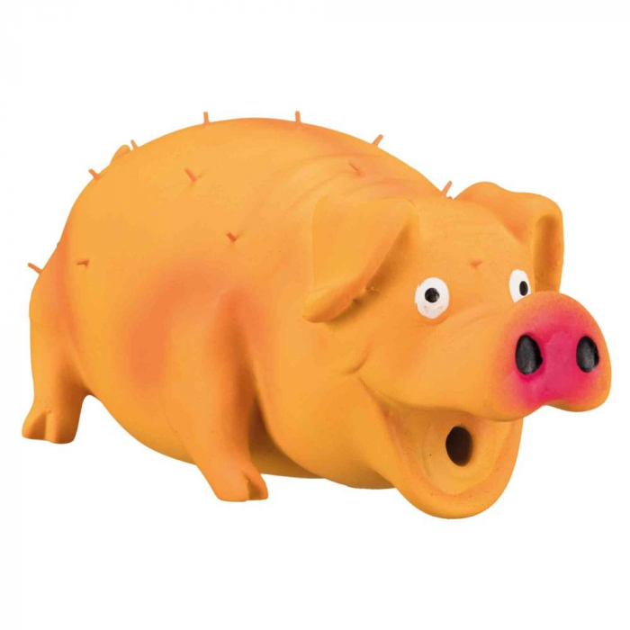 Jucarie Pentru Caini, Porc Tepos, Latex, Cu Sunet Original, 21 cm 35499	 [2]