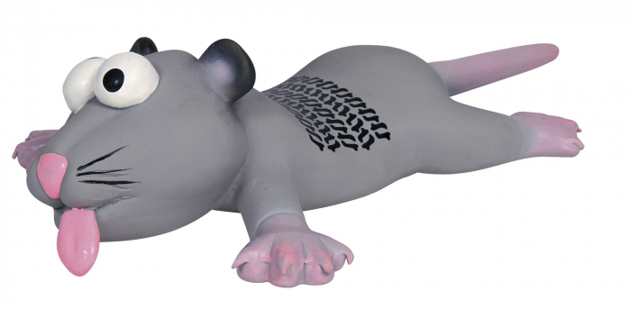 Jucarie Pentru Caini, Sobolan/Soarece, Latex, Cu Sunet, 22 cm, 35232	 [2]