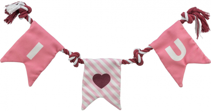 Jucarie Pentru Caini, Valentine's, Sfoara Cu Noduri, 50 cm, 9935261 [2]