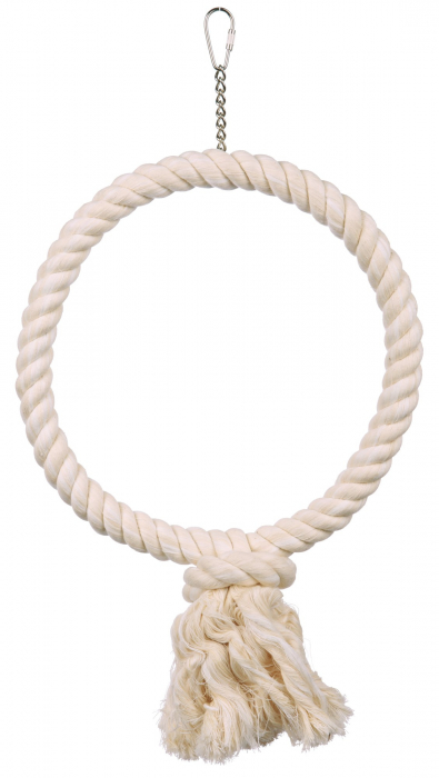 Jucarie Pentru Pasari, Inel De Sfoara, 25 cm, 5166	 [2]