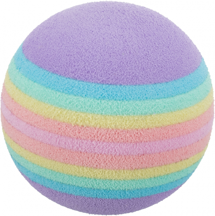 Jucarie Pentru Pisici, Set 4 X Mingi Curcubeu, 4 cm 4097	 [1]