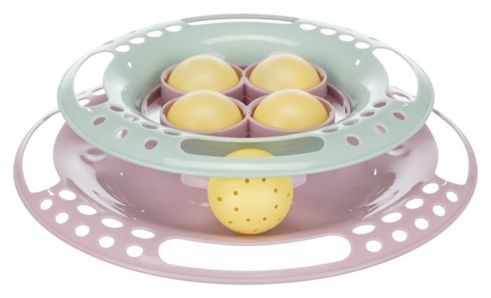 Jucarie Pentru Pisici, Junior Circuit Cu Mingi, Plastic, 24 cm 41340	 [2]