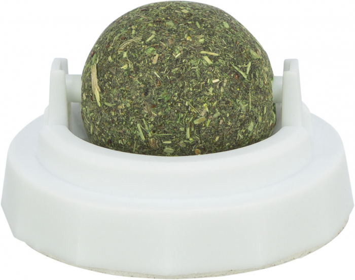Jucarie Pentru Pisici, Minge Catnip Cu Suport, 5 cm, 42242 [8]