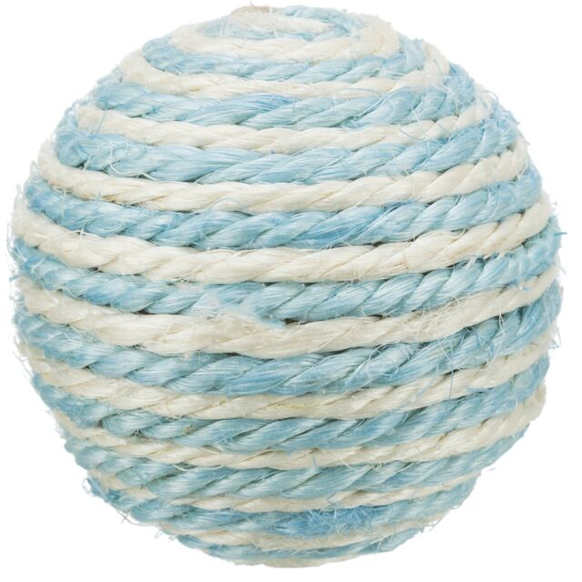 Jucarie Pentru Pisici, Minge Sisal, Cu Sunet, 6 cm 4075	 [2]