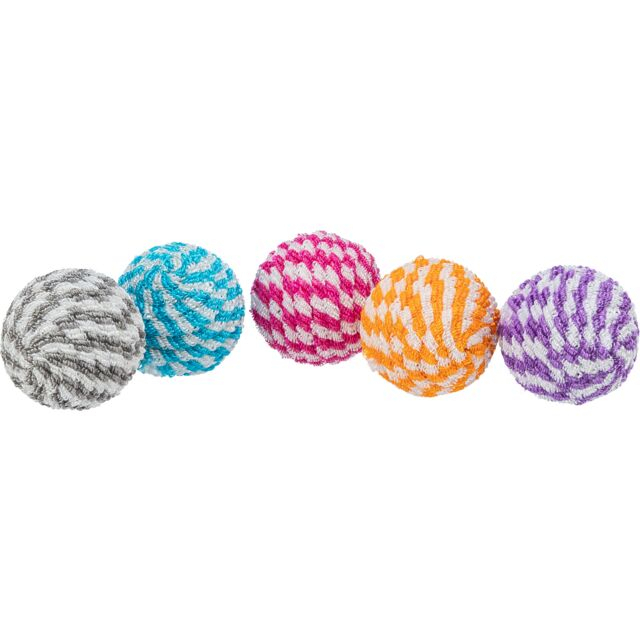 Jucarie Pentru Pisici, Minge Spirala, 4.5 cm, Diverse Culori, 4570	 [1]