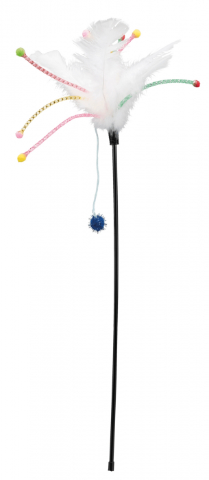 Jucarie Pentru Pisici, Undita Cu Pene, 41 cm, 45697 [2]