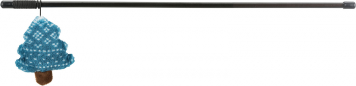 Jucarie Pentru Pisici, Xmas Undita Cu Minge/Brad/Turta Dulce, 46 cm, Diferite Modele, 92538 [4]