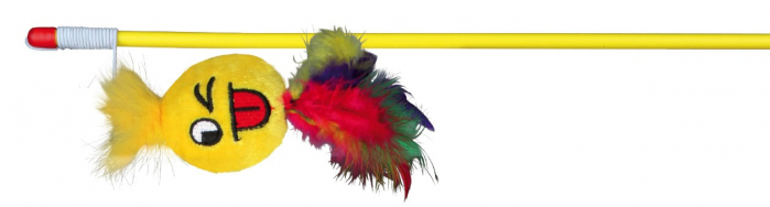 Jucarie Pentru Pisici, Undita Cu Smiley, 50 cm 45797	 [1]