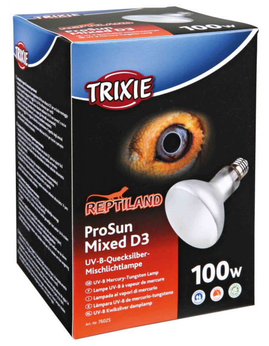 Lampa UV-B Pentru Terariu, Mixta ProSun D3 Tungsten, 100W, 76025	 [3]