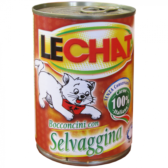 Hrana Umeda Pentru Pisici, LeChat, Cu Vanat, 400 g	 [1]