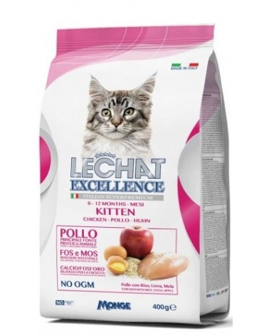 Hrana Uscata Pentru Pisici, Lechat Excellence Kitten Junior, Cu Pui, 1.5 kg [1]