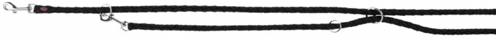 Lesa Cavo Coarda, Reglabila, S-M: 2 m/12 mm, Negru, 143501 [1]