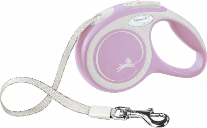 Lesa Flexi Comfort, Banda, XS: 3 m/12 kg, Roz, 213306 [1]
