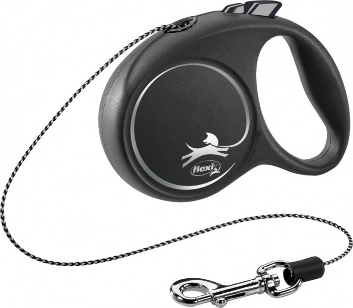 Lesa Flexi Black Design, Snur, XS: 3 m/8 kg, Negru, 12241 [2]