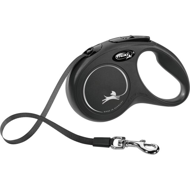 Lesa Flexi Classic, Banda, S: 5 m/15 kg, Negru, 11831 [2]